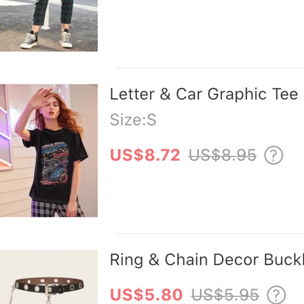 Letter and Car Graphic Tshirt
